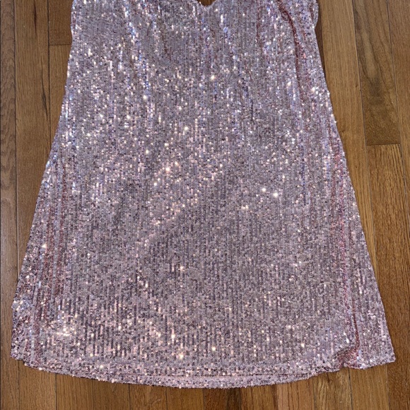 Victoria's Secret Pink Sequin Dress Mini Size Large Lined Y2K - Picture 5 of 9